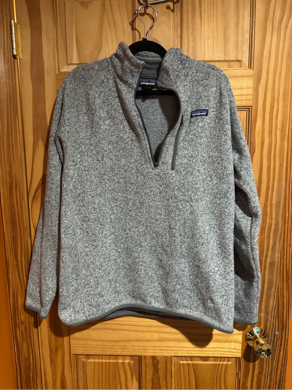 Patagonia unisex Gray Fleece Pullover Sweater